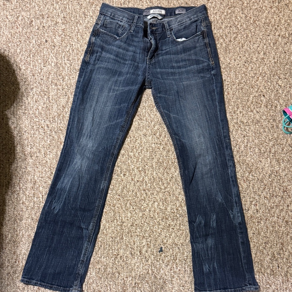 BKE Aiden Bootleg Denim Jeans MENS